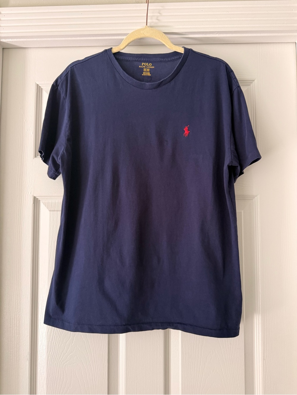 Polo by Ralph Lauren Navy Short Sleeve Tee with Red Pony Logo